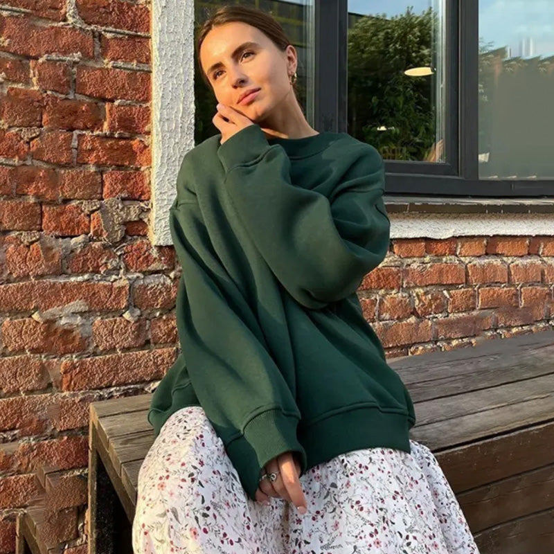 Damen Hoodie Oversized Bequem Weiches Material für Alltag und Freizeit 1