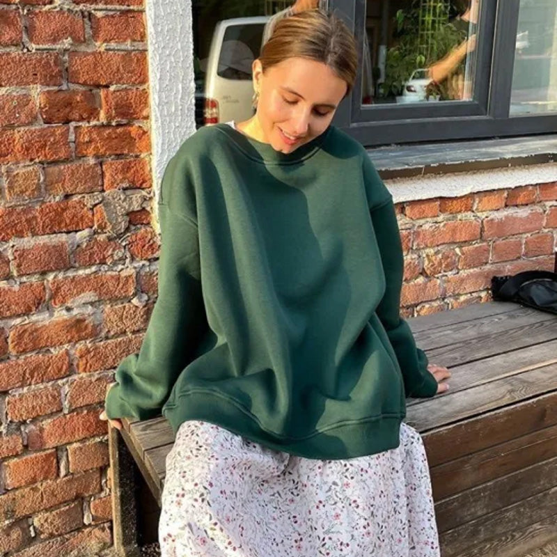 Damen Hoodie Oversized Bequem Weiches Material für Alltag und Freizeit 2