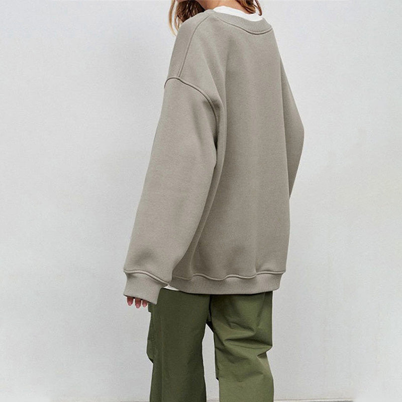 Damen Hoodie Oversized Bequem Weiches Material für Alltag und Freizeit 4