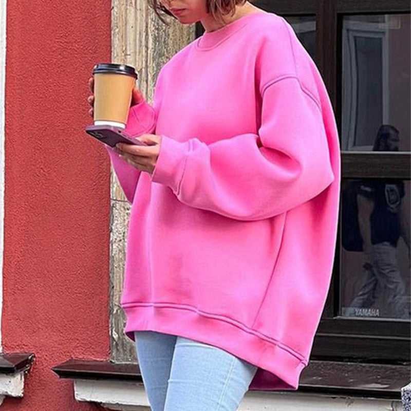 Damen Hoodie Oversized Bequem Weiches Material für Alltag und Freizeit 7