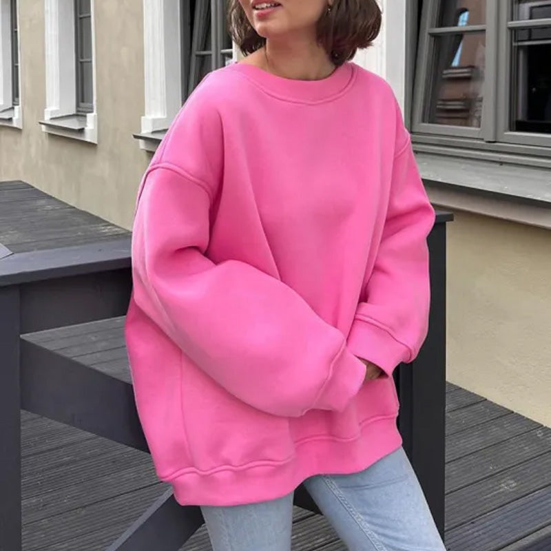 Damen Hoodie Oversized Bequem Weiches Material für Alltag und Freizeit 8