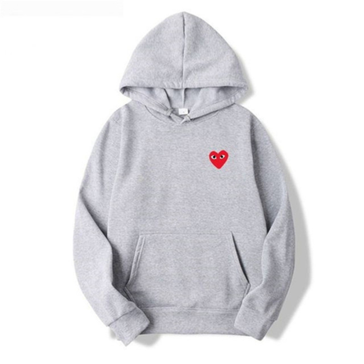 Damen Kapuzenpullover Herzmotiv Bequem Modernes Design 1