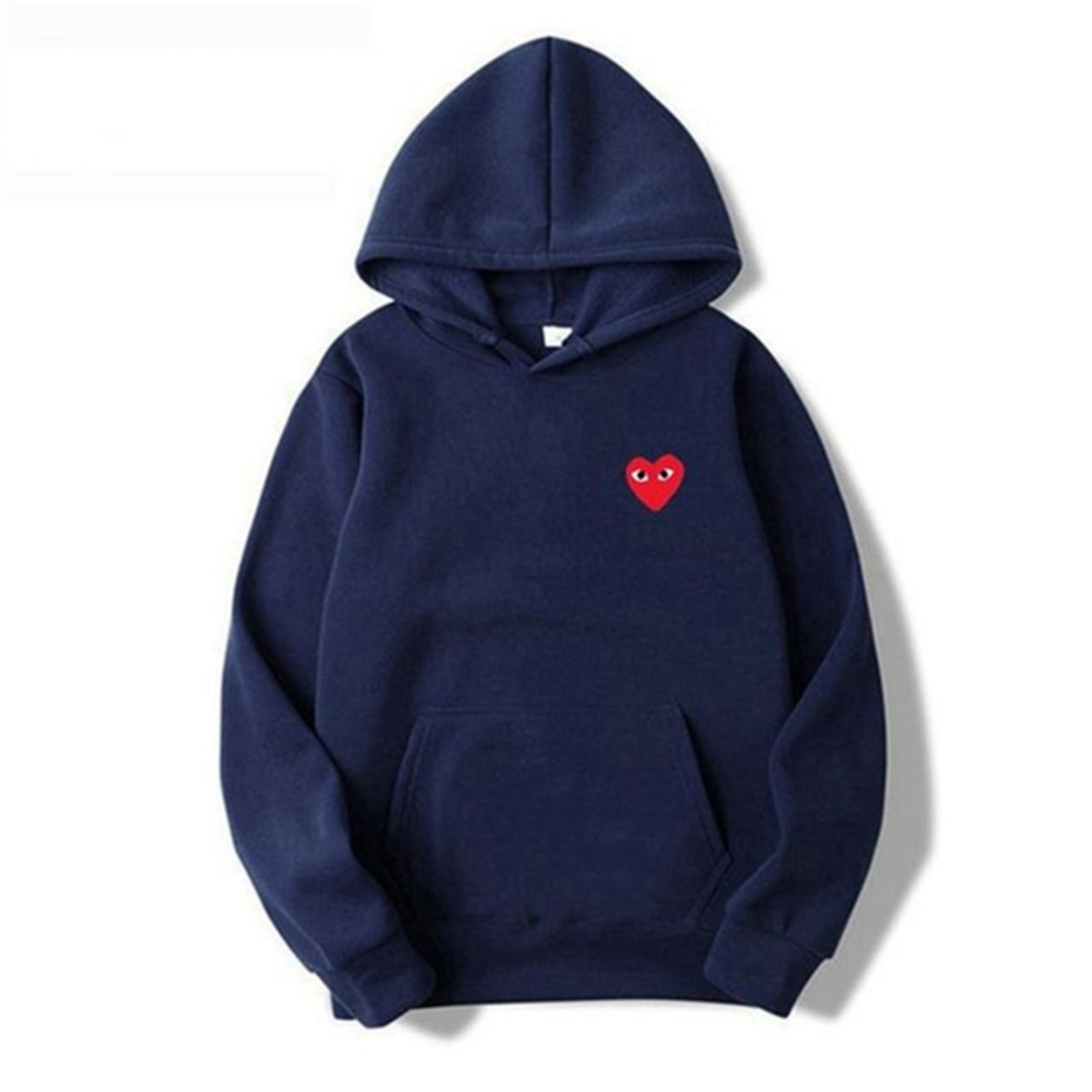 Damen Kapuzenpullover Herzmotiv Bequem Modernes Design 2