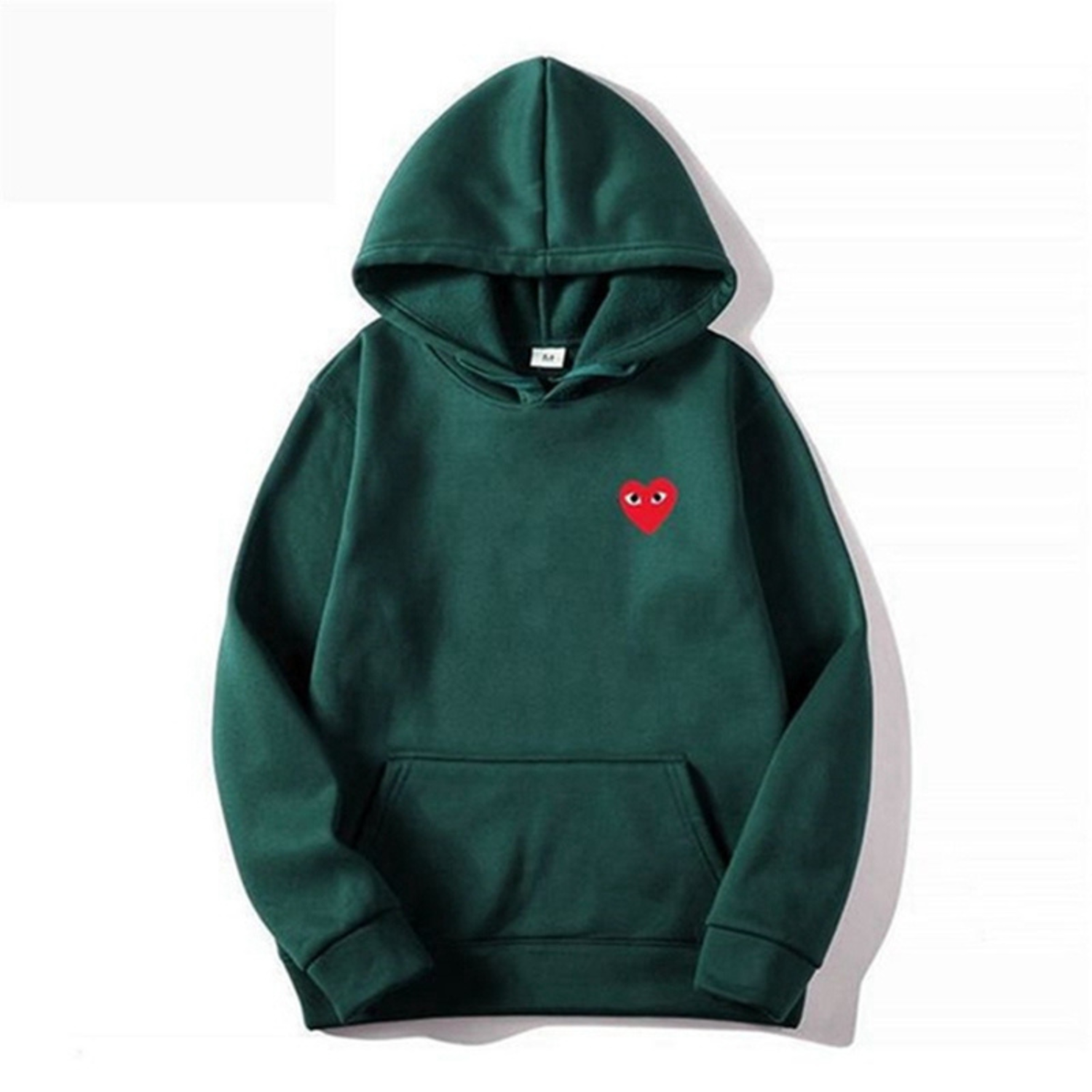 Damen Kapuzenpullover Herzmotiv Bequem Modernes Design 5