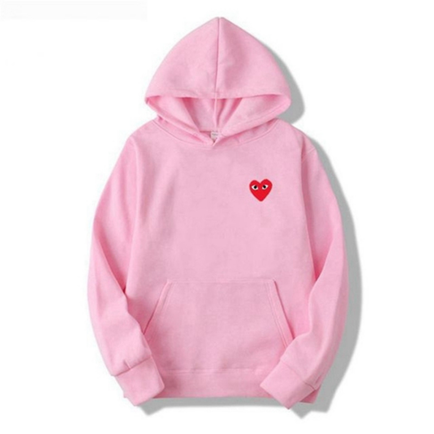 Damen Kapuzenpullover Herzmotiv Bequem Modernes Design 7