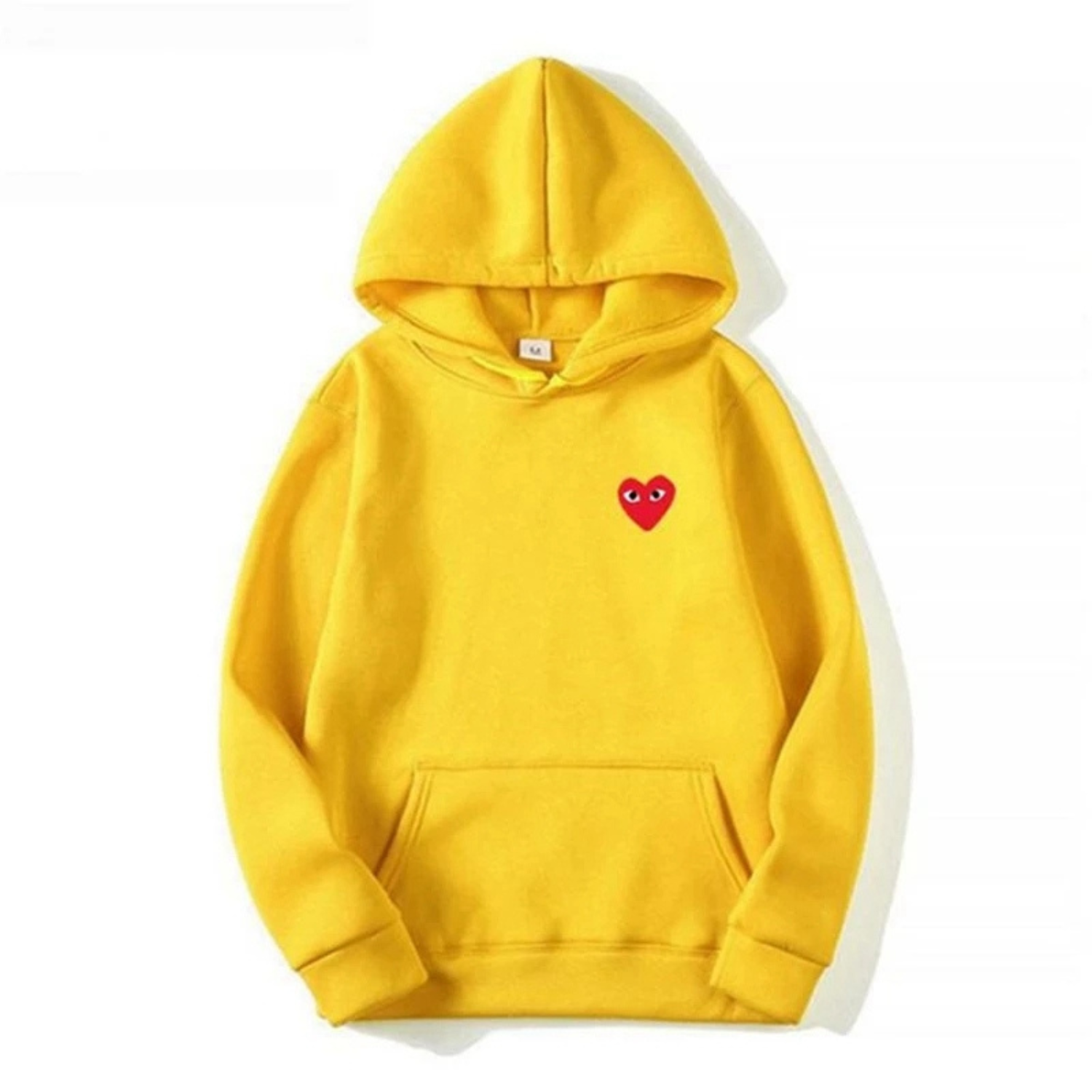 Damen Kapuzenpullover Herzmotiv Bequem Modernes Design 8