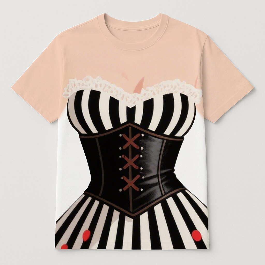 Damen Oktoberfest Dirndl Grafik T-Shirt 5