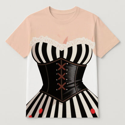 Damen Oktoberfest Dirndl Grafik T-Shirt 5