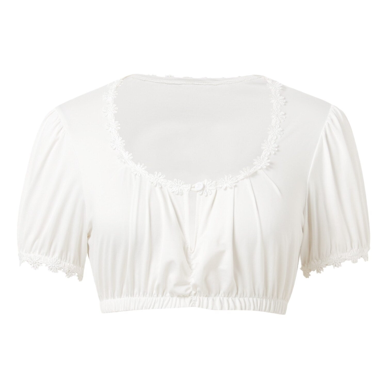 Damen Oktoberfest Dirndlbluse Crop Top 1