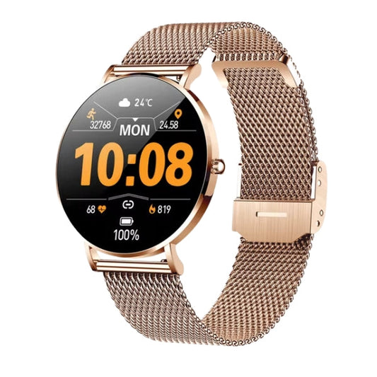 Damen Smartwatch AMOLED Display Sportuhr Wasserdicht 6,8 mm Fitnessuhr für Aktive 0