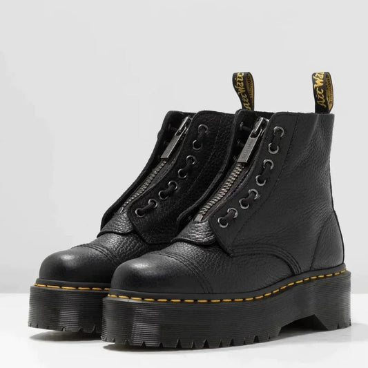 Damen Stiefeletten Schwarz Elegantes Design Langlebiges Leder 0