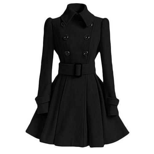 Damen Windbreaker Trenchcoat mit Flair 0