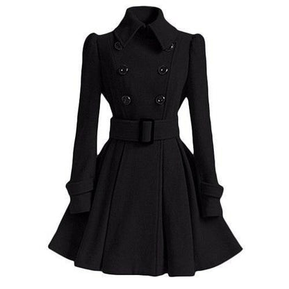 Damen Windbreaker Trenchcoat mit Flair 0