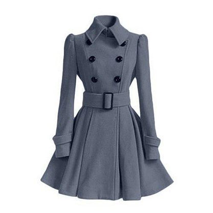 Damen Windbreaker Trenchcoat mit Flair 2
