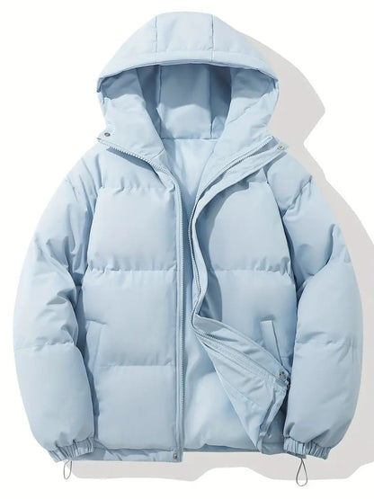 Damenjacke Kapuzenjacke Klassisches Design Warm Polyester 3