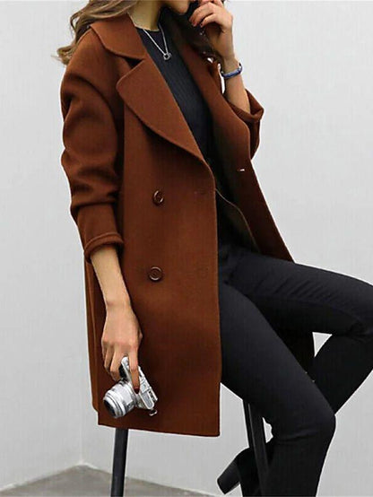 Daphne | Eleganter schwarzer Trenchcoat für Damen – Zeitloser Winter-Style 2