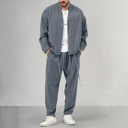 Variant image for Herren Weste und Hose Grün Größe M Mischgewebe-11