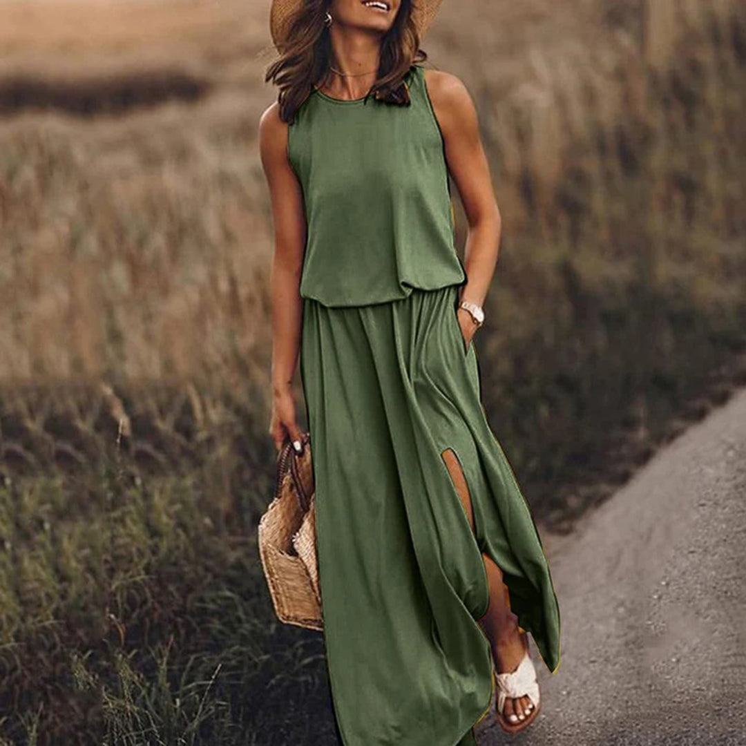 Variant image for Eliana - Luftiges Sommerkleid Damen Aus Atmungsaktivem Material für Jeden Anlass-13
