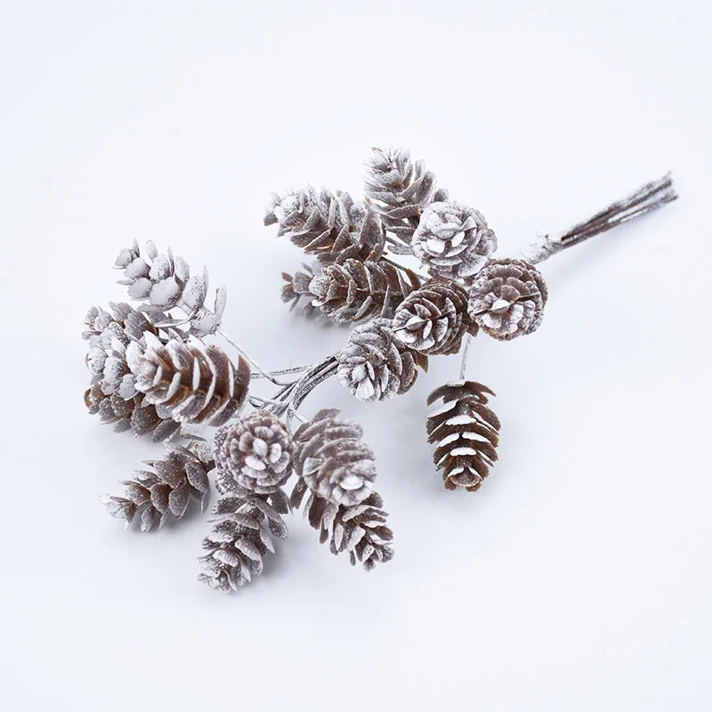 Dekorative Zweige Set von 10 Kunstharz für Weihnachtsdekoration 10 cm x 16 cm 1