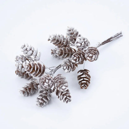 Dekorative Zweige Set von 10 Kunstharz für Weihnachtsdekoration 10 cm x 16 cm 1