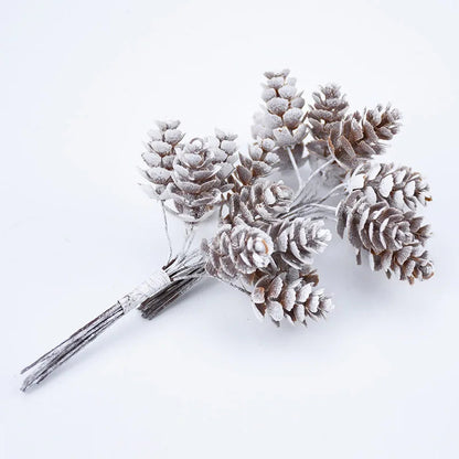 Dekorative Zweige Set von 10 Kunstharz für Weihnachtsdekoration 10 cm x 16 cm 4