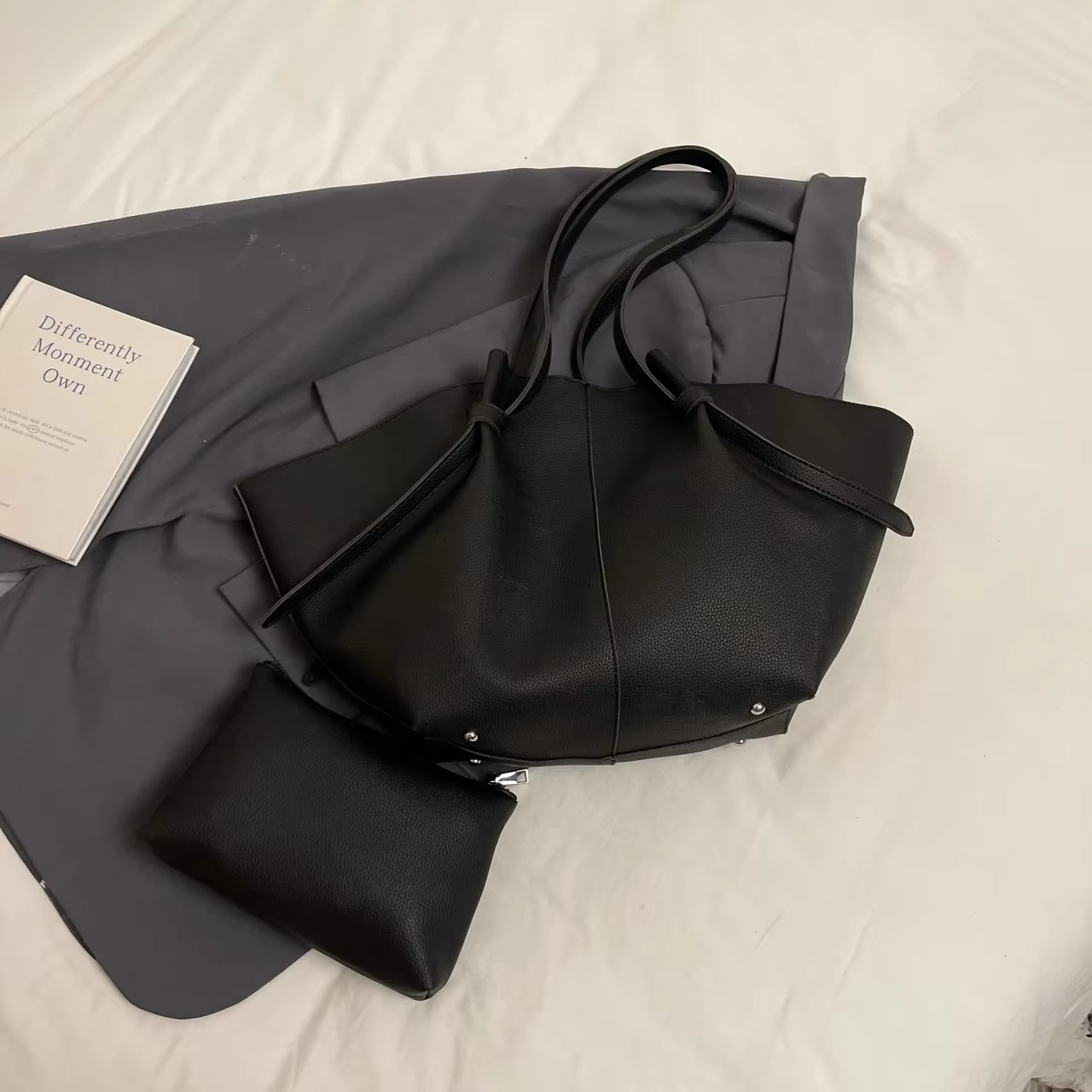 Designer-Mustertasche, geräumig, mit herausnehmbarem Innenfach 2