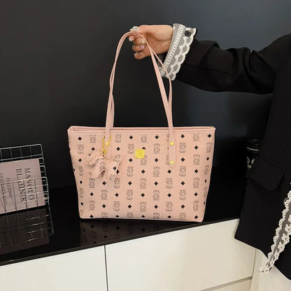 Designer Paris Fashion Crossbody Bag High-End Minimalist Leather Tote Vintage Inspired Commuter Purse Women Elegant Shopper 1