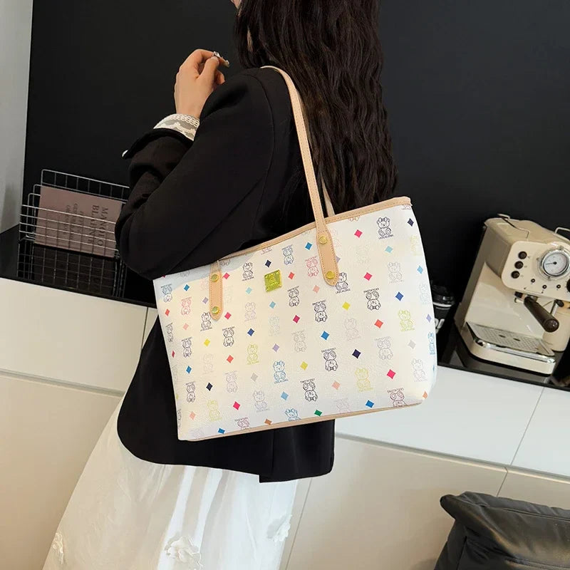 Designer Paris Fashion Crossbody Bag High-End Minimalist Leather Tote Vintage Inspired Commuter Purse Women Elegant Shopper 3