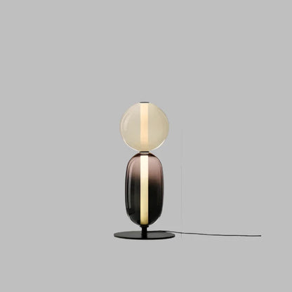 Designer Stehlampe mit Farbwechsel – LED Bogenlampe für Wohnzimmer, moderne Stehleuchte aus Eisen und Glas 0