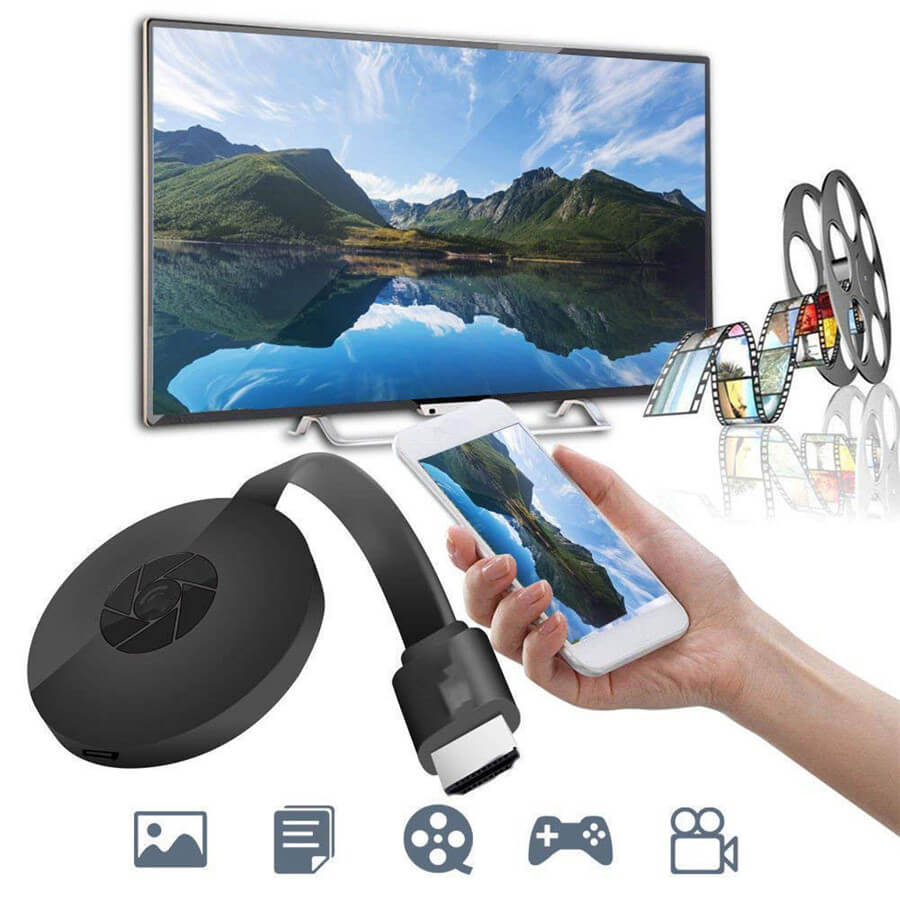 Drahtloser HDMI Adapter Kompakt Full HD Streaming 1080p Kunststoff 1