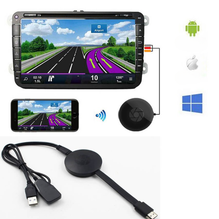 Drahtloser HDMI Adapter Kompakt Full HD Streaming 1080p Kunststoff 5