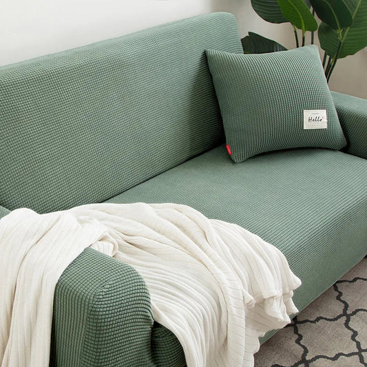 Elastischer Sofabezug aus Jacquard – Wasserabweisend, Rutschfest, Maschinenwaschbar für 1- bis 4-Sitzer Couch 1