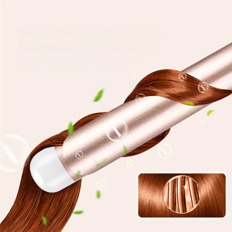 Electric Curling Iron 32mm & 38mm Adjustable Temperature Ceramic Tourmaline 3