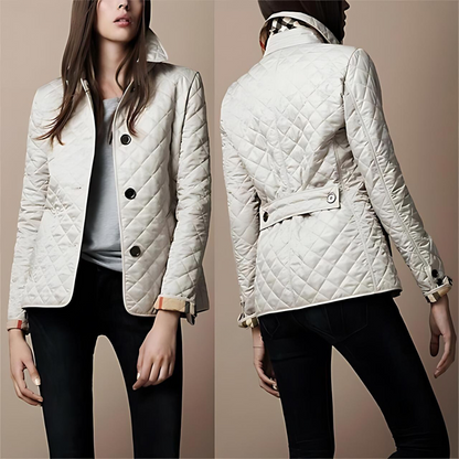 Elegant Women's Casual Jacket in Cotton – Comfortable Regular Fit for Spring/Fall Wear 1