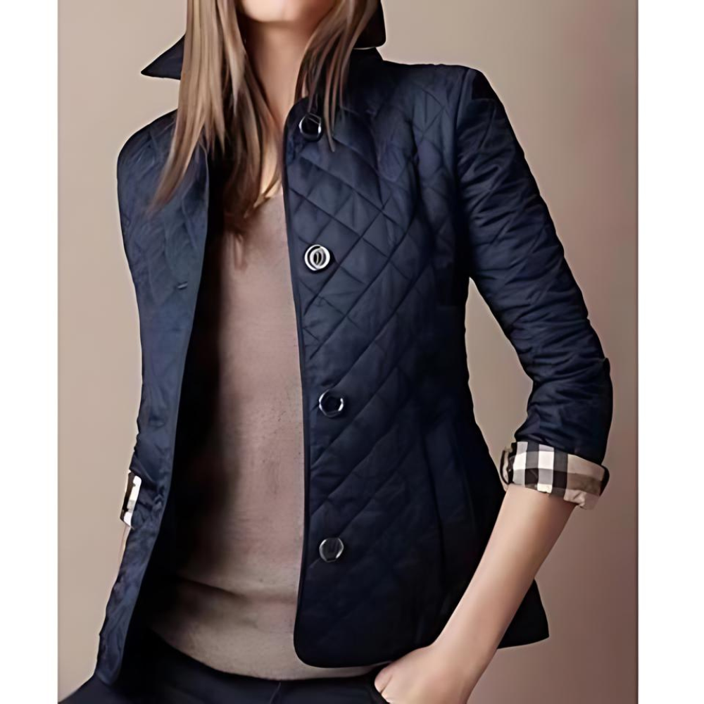Elegant Women's Casual Jacket in Cotton – Comfortable Regular Fit for Spring/Fall Wear 4