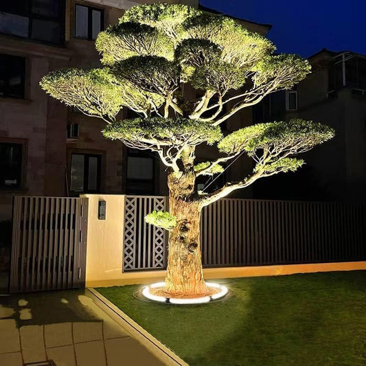 Elegante Baumstrahler für den Außenbereich – warmweiße LED-Gartenleuchten zur Landschaftsbeleuchtung 2