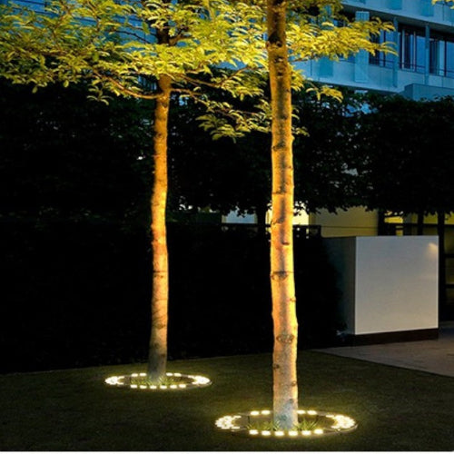 Elegante Baumstrahler für den Außenbereich – warmweiße LED-Gartenleuchten zur Landschaftsbeleuchtung 4