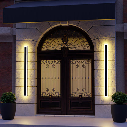Elegante Edelstahl Außenwandleuchte mit LED – IP65 Wasserdicht für Garten und Balkon, Modernes Design und Energiesparend 3
