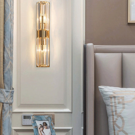 Elegante Kristall Wandleuchte Innen – Modernes Design für Luxuriöse Akzente, LED Beleuchtung, 43x10 cm 0