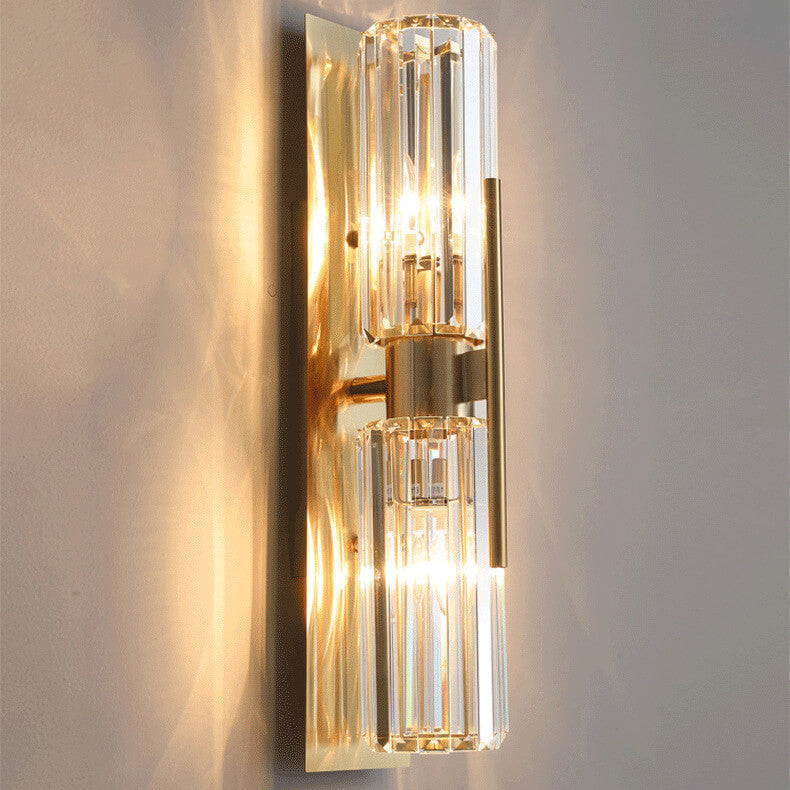 Elegante Kristall Wandleuchte Innen – Modernes Design für Luxuriöse Akzente, LED Beleuchtung, 43x10 cm 6