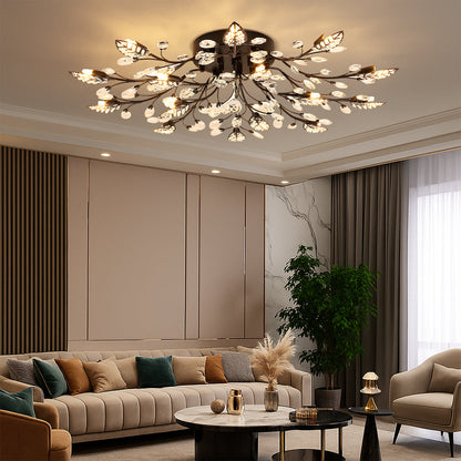 Elegante Luxus-Deckenleuchte aus Kristall 4