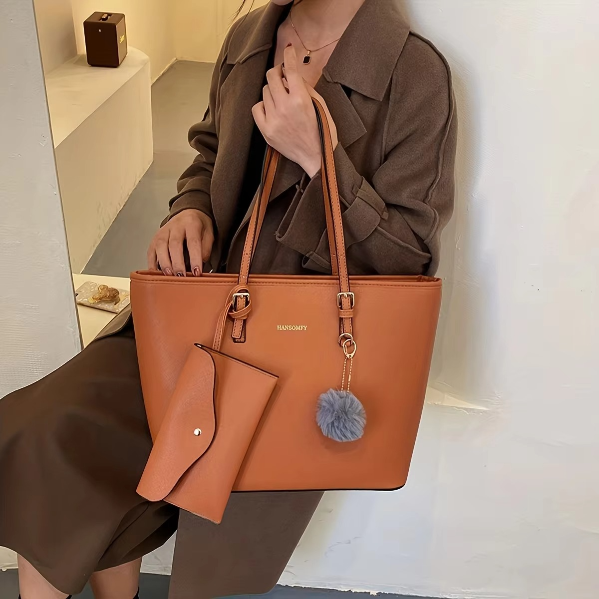 Elegante Umhängetasche Damen im Europäischen Stil – Hochwertige Leder Crossbody Bag mit Prägung für Alltag und besondere Anlässe 0