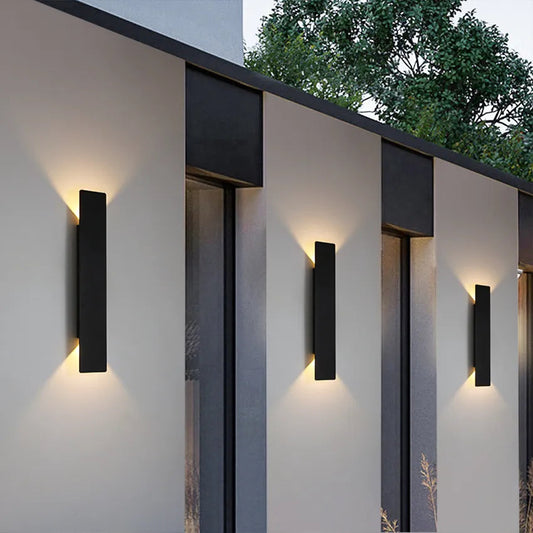 Elegante wasserdichte Außenwandlampe – Langlebige Aluminium-Wandleuchten für Garten, Terrasse und Eingangsdekoration 0