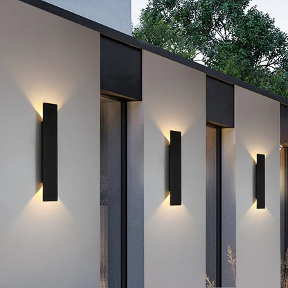 Elegante wasserdichte Außenwandlampe – Langlebige Aluminium-Wandleuchten für Garten, Terrasse und Eingangsdekoration 1