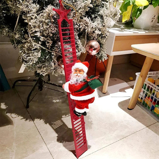 Elektrische Weihnachtsmann-Dekoration mit Musik – 70 cm Hohe Weihnachtsdeko für Festliche Stimmung 0