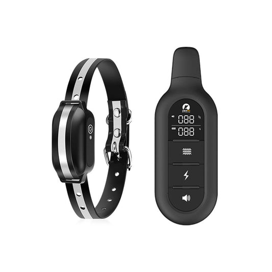 Elektrisches Hundetrainingshalsband mit Fernbedienung, wasserdicht, 16 einstellbare Schockstufen, 1000 m Reichweite, Piep- und Vibrationsmodi 0