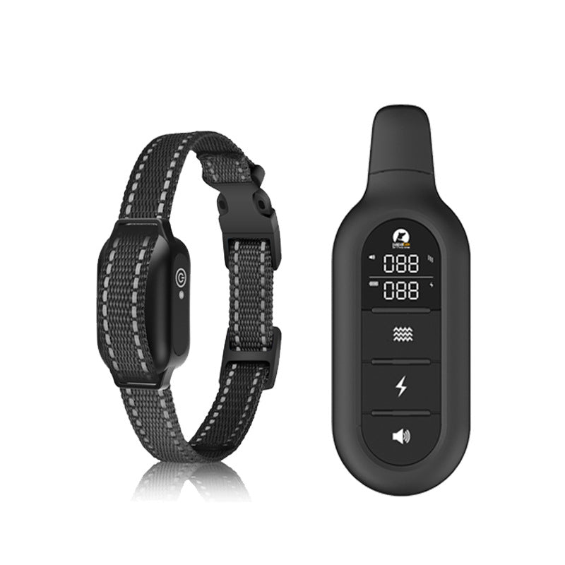 Elektrisches Hundetrainingshalsband mit Fernbedienung, wasserdicht, 16 einstellbare Schockstufen, 1000 m Reichweite, Piep- und Vibrationsmodi 1