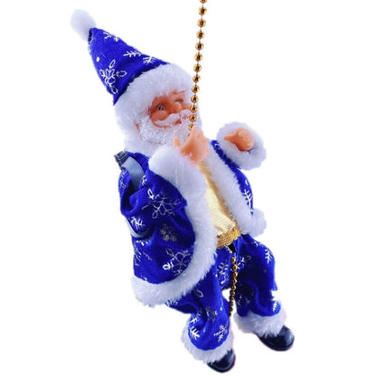 Elektrisches Weihnachtsmann Spielzeug Kletterleiter Interaktiv Kunststoff 30 cm 6