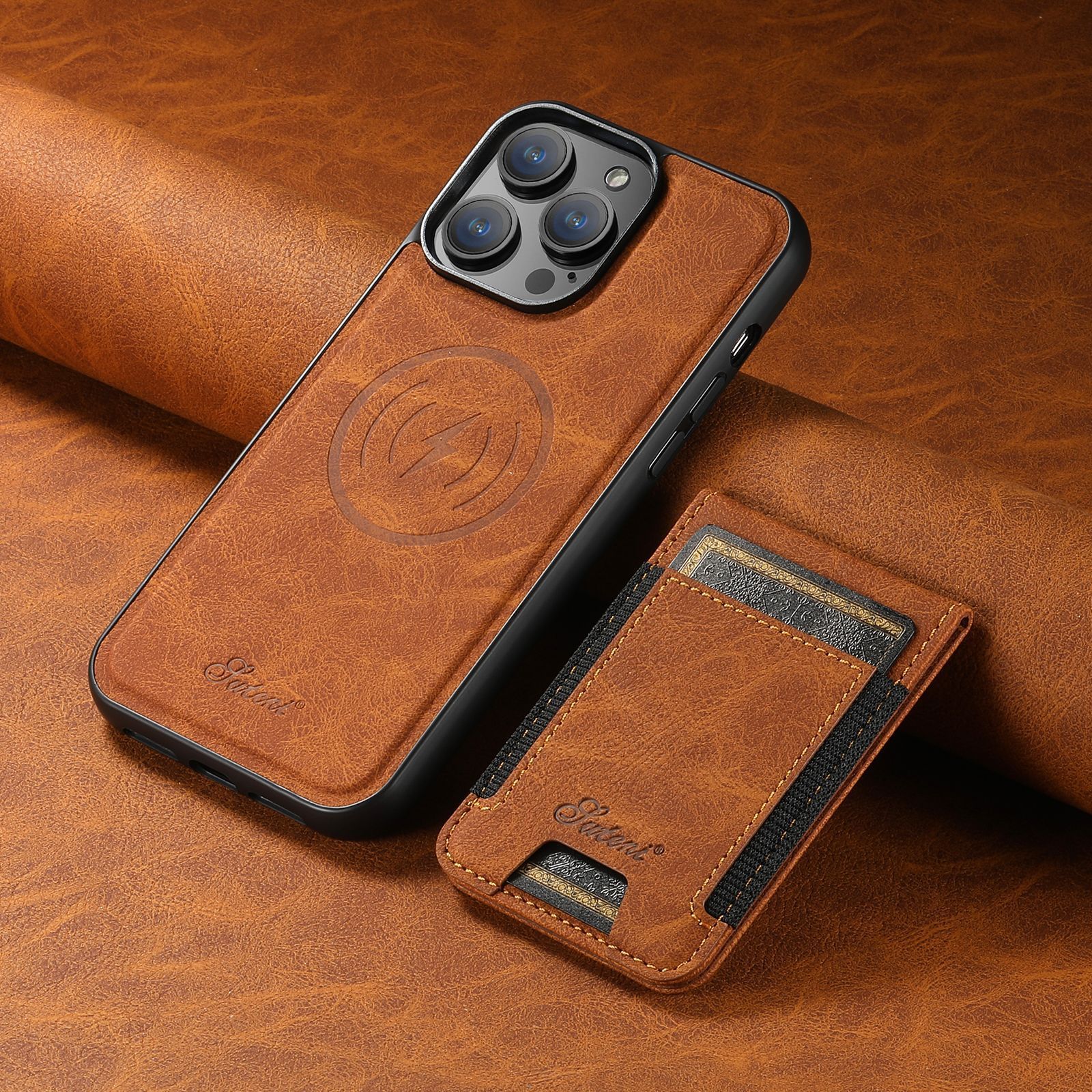 EliteGuard – Stilvolle und langlebige Luxus-Telefonhülle mit integriertem Kartenhalter 0