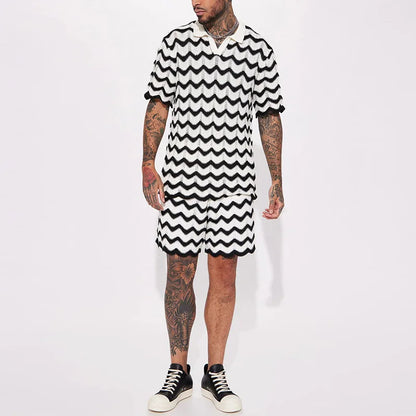 Herren Sommerset Polo Shorts Atmungsaktiv Trendy Gestrickt-1